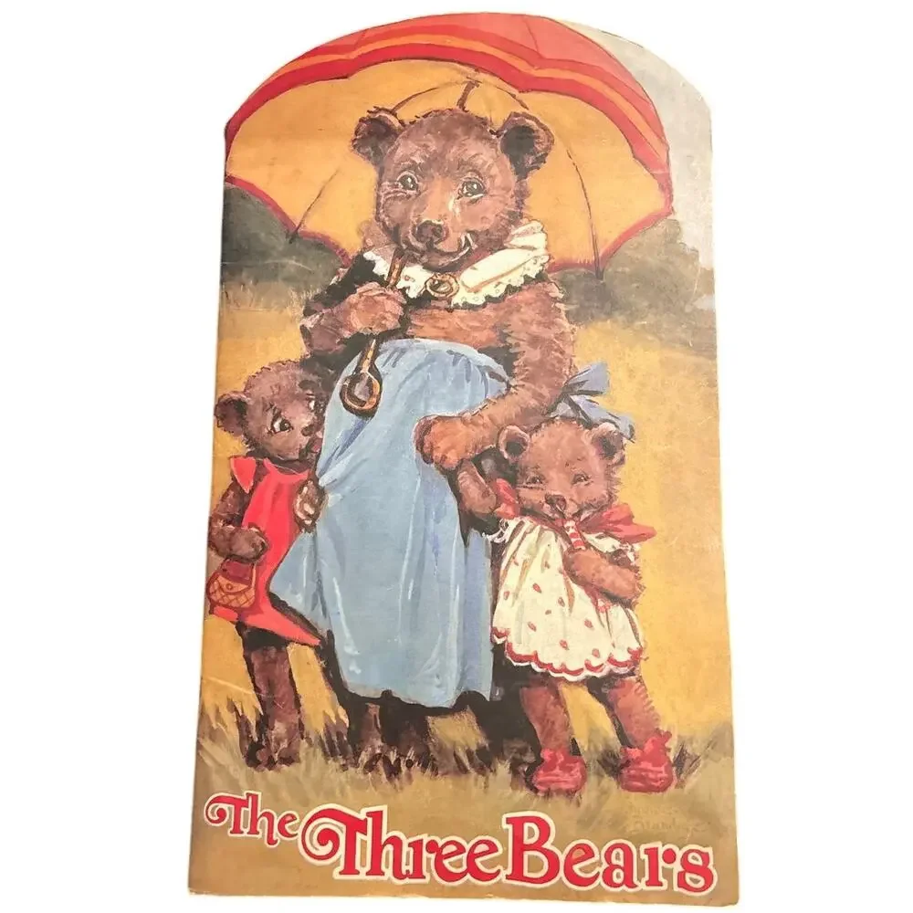 VTG 1980's Lot of 3 Reproduction Die-Cut Oversized Children's Books